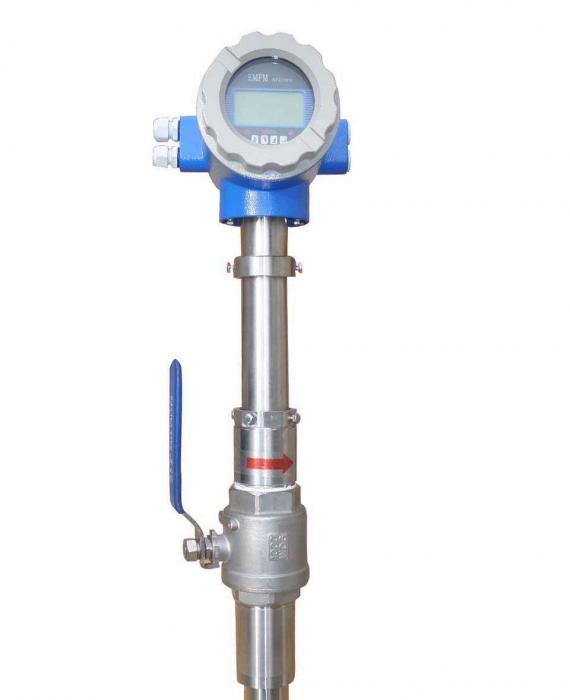 Insertion type electromagnetic flow meter