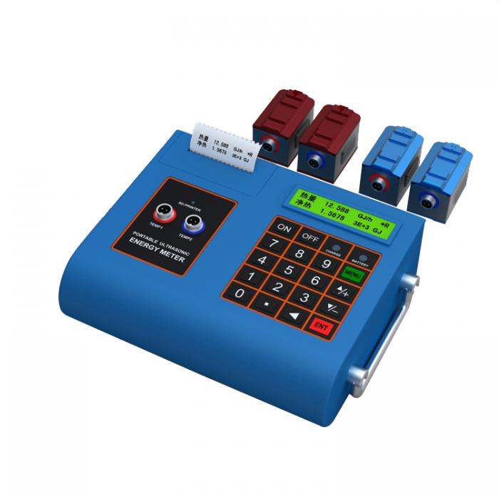 Portable ultrasonic flow meter