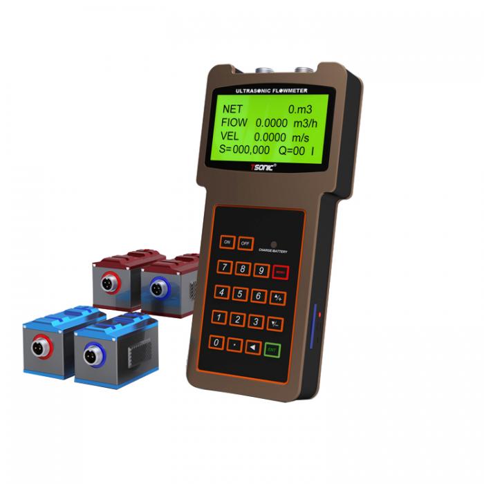 Handheld ultrasonic flowmeter