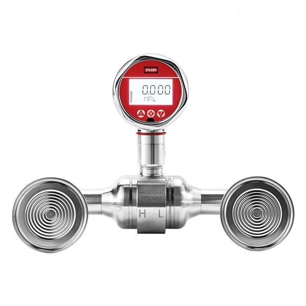 Flush diaphragm differential pressure transmitter