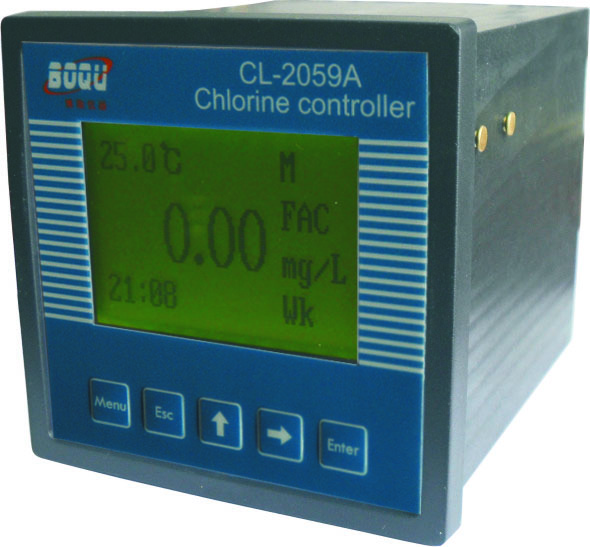 CL-2059A industrial online residual chlorine controller